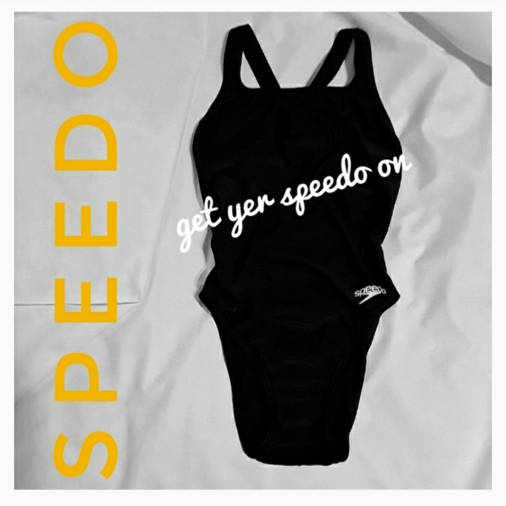 Speedo Basic Black Swimsuit
